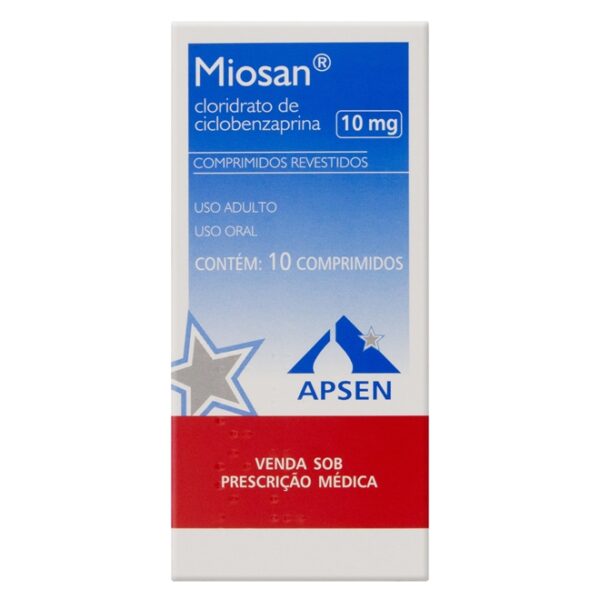 MIOSAN 10MG C/10 (GERAL)