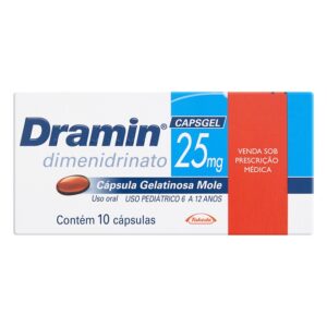 DRAMIN 25MG C/10CAPS (GERAL) (ER)