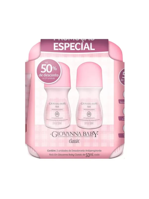 GIOVANNA BABY DES ROLLON 50ML ROSA 2UN