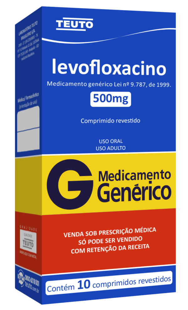 LEVOFLOXACINO 500MG C/ 7 COMP