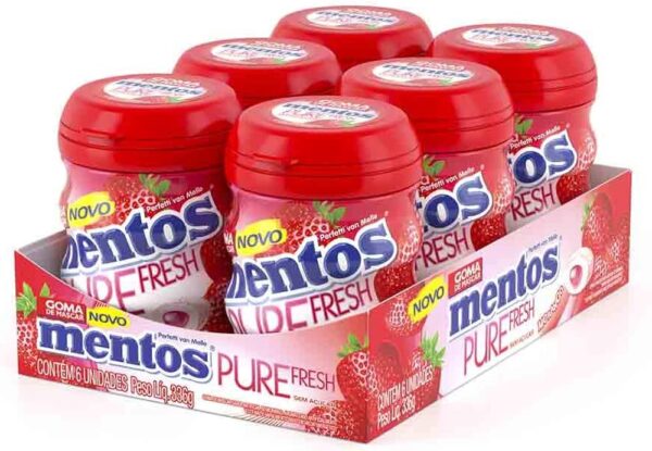 MENTOS PURE FRUIT 28UN