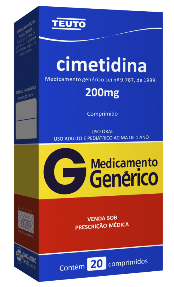 CIMETIDINA 200MG C/20 (GERAL)