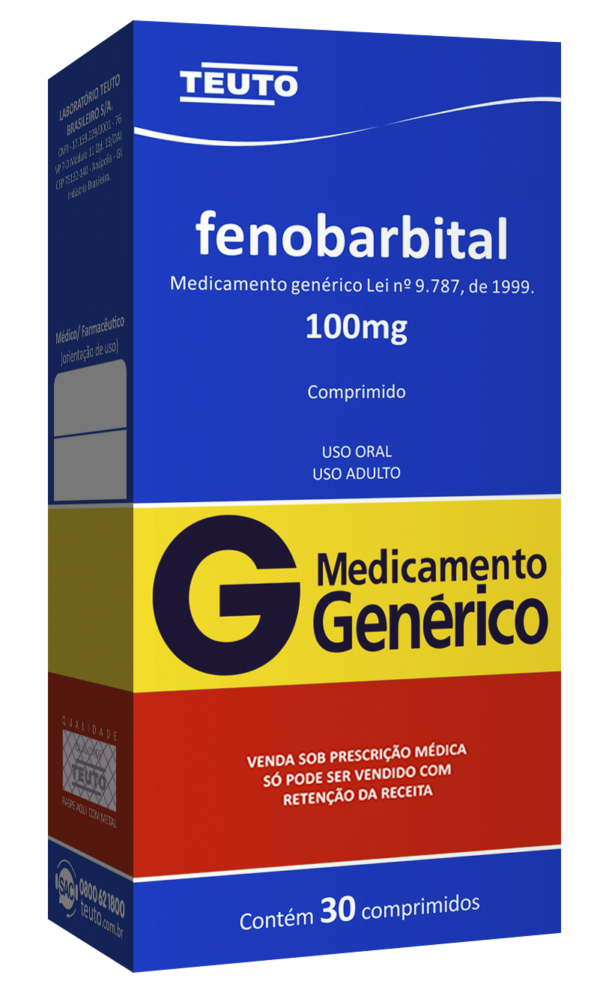 FENOBARBITAL 100MG C/30 (RECEITA)